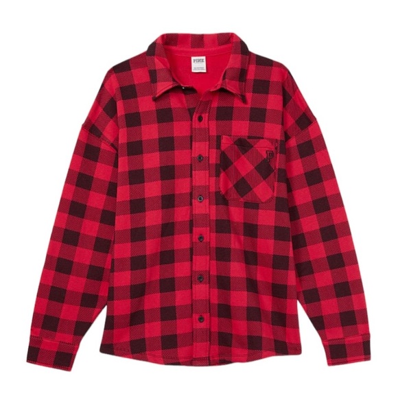 PINK Victoria's Secret Tops - PINK VS Fleece Shacket